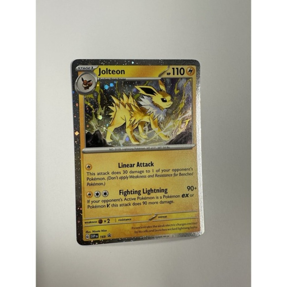 Jolteon 169 promo cosmos holo FART SWIRL🌀 Near mint!!‎ NM